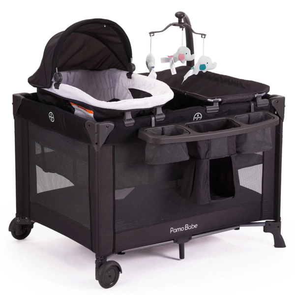👶 All-in-One Nursery Center: Unisex Baby Playard with Bassinet & Changing Table, 0-36 Months 🌟
