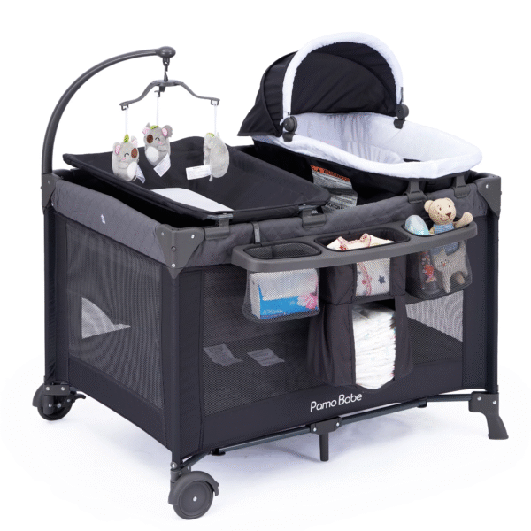 👶 All-in-One Nursery Center: Unisex Baby Playard with Bassinet & Changing Table, 0-36 Months 🌟 - Image 11
