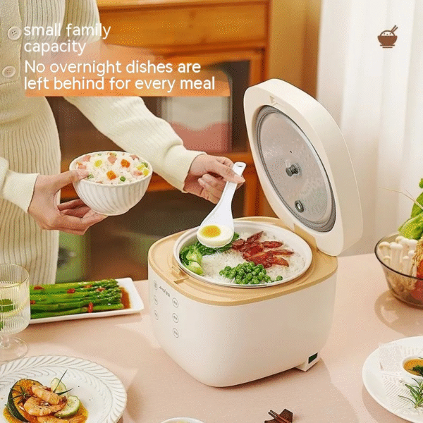 🏠 Intelligent Multi-Function Rice Cooker Home Cooking Made Easy: Versatile Rice Cooker with 490W Power and Multiple Functions 🍽️ - Image 8