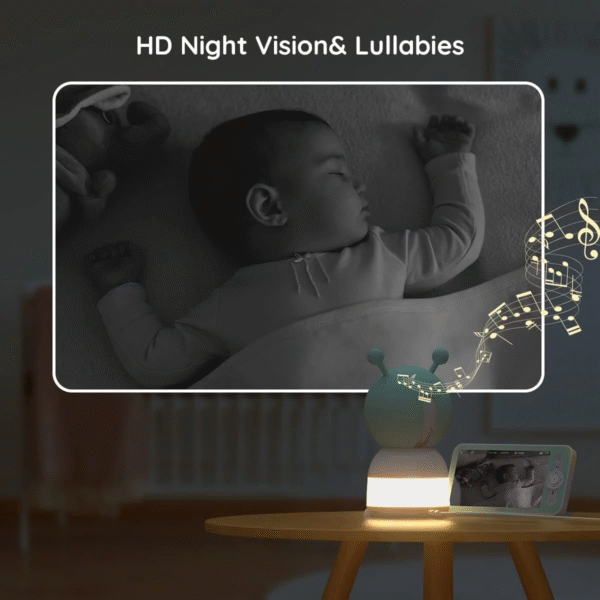 👶 Keep an Eye on Your Little One: 2K Video Baby Monitor with Remote PTZ, Motion Detection, and Night Vision 📹 - Image 8
