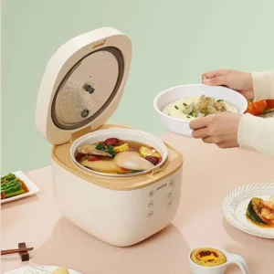 🏠 Intelligent Multi-Function Rice Cooker Home Cooking Made Easy: Versatile Rice Cooker with 490W Power and Multiple Functions 🍽️