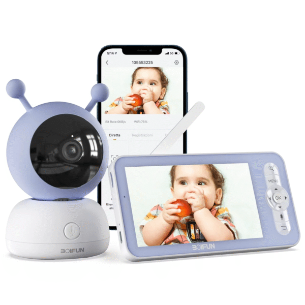 👶 Keep an Eye on Your Little One: 2K Video Baby Monitor with Remote PTZ, Motion Detection, and Night Vision 📹 - Image 11