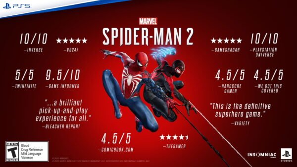 5 Disc Console Slim - Marvel'S Spider-Man 2 Bundle - Image 9